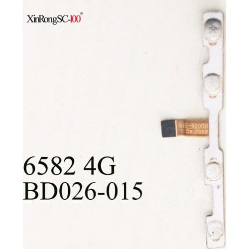 Switch on off Power Volume button Flex cable For 6582 4G BD026-015 tablet conductive flex with sticker