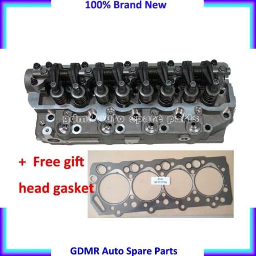 Complete 4D55T 4D55 4D56T 4D56 cylinder head AMC 908 611 for Mitsubishi Montero Pajero l300 for hyundai h1 H100 for ford Ranger