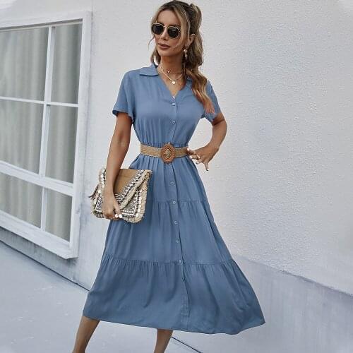 Модные платья-рубашки Ibizacolor China At AliExpress