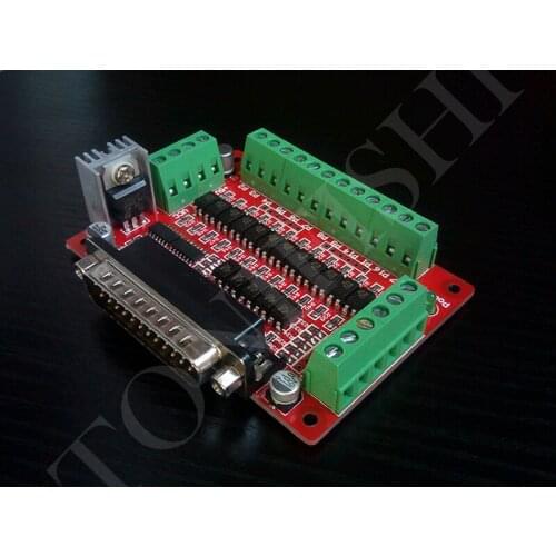 CNC interface plate parallel port DB25 photoelectric isolating optocoupler EL817