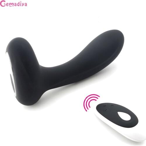 10 frequency Wireless Control Prostate Massager G spot Vibrator Clitoral Stimulation waterproof Anal Vibrator Sex toy for Men