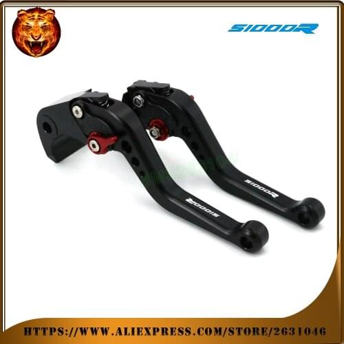 Motorcycle Adjustable Brake Clutch Levers Short&Long For BMW S1000R 2014-2018 2017 S1000 1000R RED BLACK With Logo free shipping