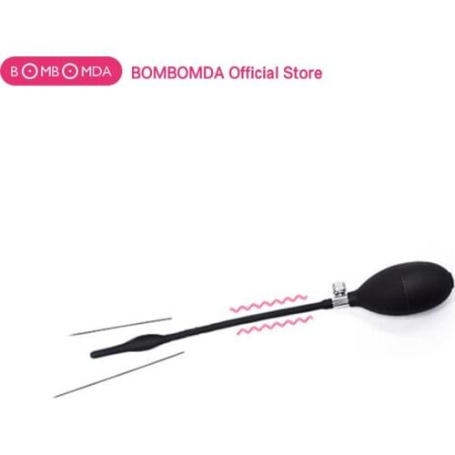 Inflatable Long Penis Plug Silicone Dilators Urethral Sound Male Urethral Catheter Sex Masturbator For Men Gay Adult Products