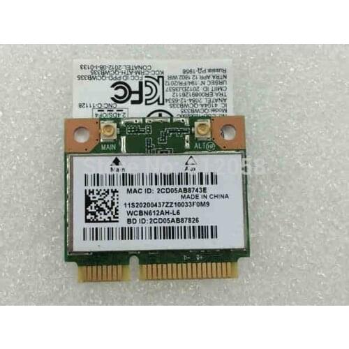 New for Atheros QCWB335 Half Mini PCI-E 150Mbps Wifi For Bluetooth 4.0 Wireless card for Lenovo G400 G500 G405 G505 G410 G510