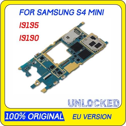 Original Motherboard For Samsung Galaxy S4 mini i9195 Motherboard unlocked Logic Board With Full Chips Mainboard Replacemen
