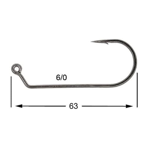 Original VMC hooks 7161 60 ° 6/0 envelope 50 pieces