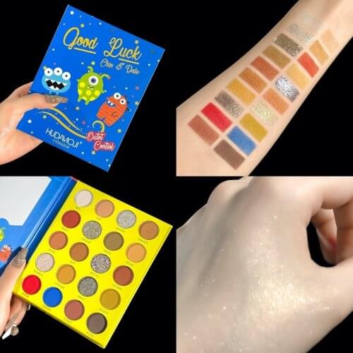 Sweet Party Eyeshadow Pallete Neon Makeup Palette 20 Shimmer Glitter Matte Shades Matellic Nude Blendable Pigment Powder