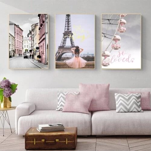 Paris Tower Nordic diamond embroidery 3pcs diamond painting full square round drill mosaic 5d diy cross stitch sweet lifeZP-2005