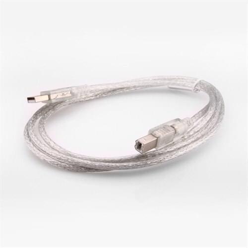 S-link SL-U2015 Usb2.0 1.5m Transparent Printer Cable