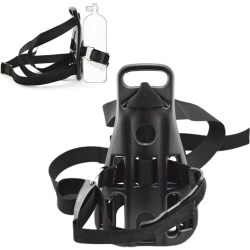 Adjustable Scuba Diving Tank Backpack Gas Cylinder Bracket Snorkeling Gas Bottle Support Support Holder Rack 14x9 Inches