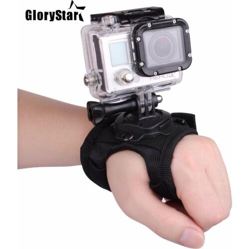 GloryStar 360 Degree Rotation Hand Strap Wrist Belt Mount for Go Pro Hero 7 6 5 4 3 Xiaomi Yi Sjcam Sj4000 Sj5000 Action Camera