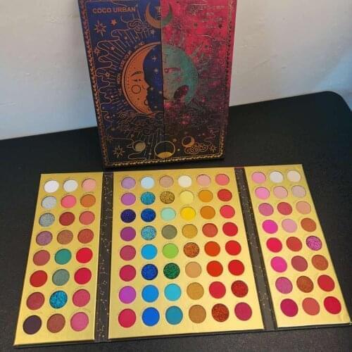 3 in 1 96 Colors Magic Book Eyeshadow Matte Glitter Eyeshadow Palette Shiny Neon Eye Pigments Eye Shadow Powder Makeup Palette