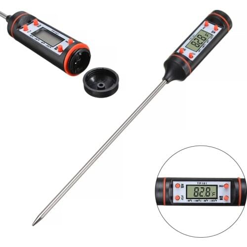 New Cooking Thermometer Probe Digital Stainless Steel Instant Read For Kitchen BBQ Grill Food Meat Cooking Baking Tools