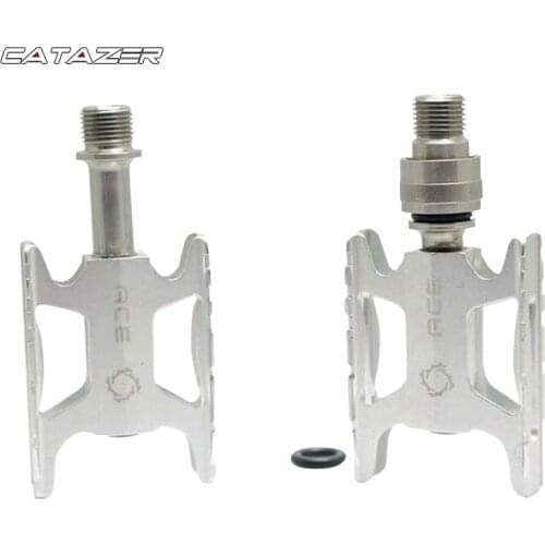 Titanium Bearing Quick Release Bicycle Pedal For Brompton Folding Bike CNC Pedals 145g Ultralight Pedals Bicycle Pedal