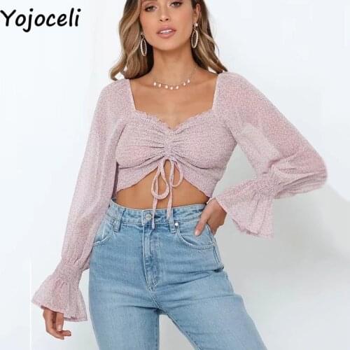 Yojoceli Womens Chiffon Blouses