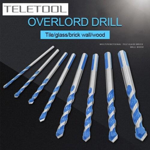 1Pcs 3/4/5/6/8/10/12mm Multi-functional Glass Drill Bit Triangle Drill Bits For Ceramic Tile Concrete Glass Marble