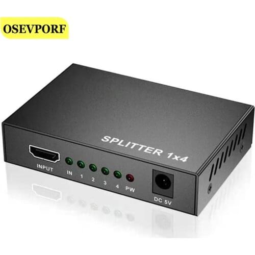 1 in 4 Out HDMI Splitter 4K HDMI Switch KVM Bi-Direction 1x4/4x1 Adapter HDMI Switcher for PS4/3 TV Box HDMI Switcher HD TV Box