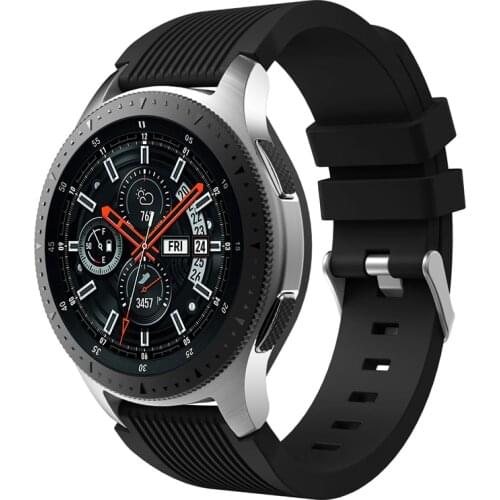 22mm silicone watch band Samsung Galaxy watch 46mm gear S3 sports accessories magic watch 46mm Replacement Bracelet Wrist Strap