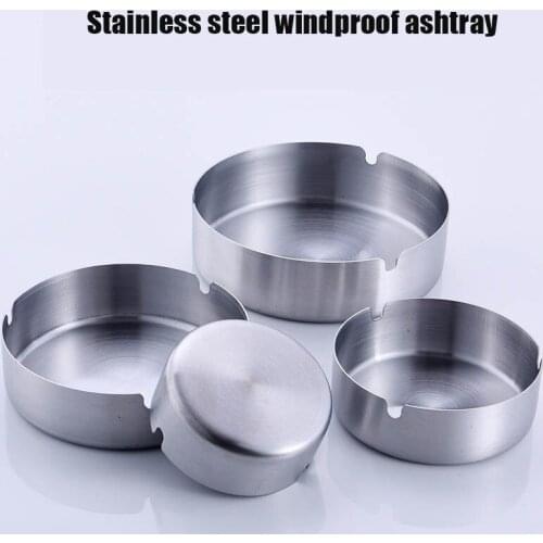 4 Pcs Stainless Steel Gold-plated Ashtray Cigar Ashtray Ash Tray Cigarette Rest Holder-30