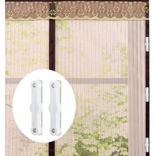 8Pcs Self-adhesive Fixing Clips Adjustable Plastic Window Grids Snap Fastener for Fly Screens Letter buckle fixing clip