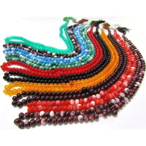 99 Prayer Beads 50 Pcs Chain Muslim Made in Turkey Bracelets Tassel Pendant Islamic Tasbih Allah Rosary Worship Supplies
