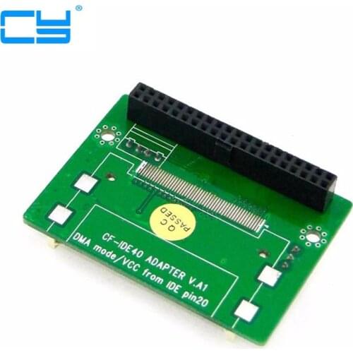 CF Compact Flash Merory Card to Vertical 3.5" 40 Pin IDE Hard Disk Drive HDD SSD Adapter