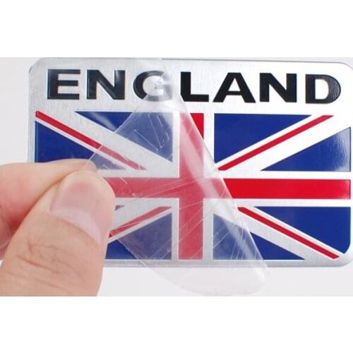 England UK Flag Auto Trunk Side Tailgate Motorcycle Emblems Badges Decal Sticker Car Accessories
