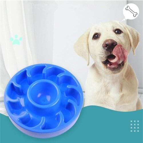 Hot Wheels Pet Slow Food Anti-choking Dog Bowl ABS Material Pet Products