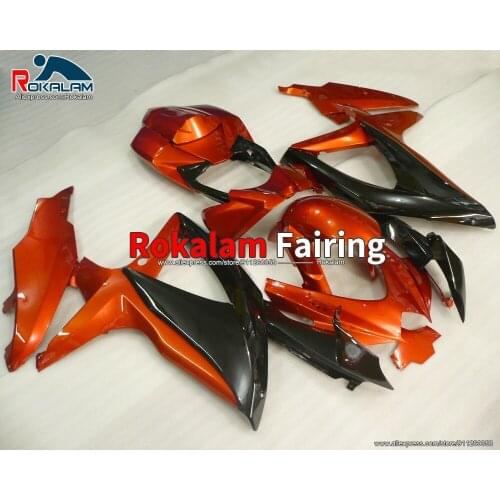 Shell Kit For Suzuki GSXR750 GSXR600 K8 2008 2009 2010 GSX-R600 08 GSX-R750 10 Orange Motorcycle Fairings (Injection Molding)