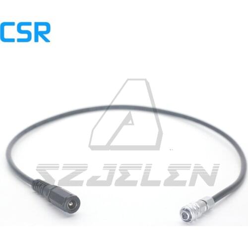 Conector fêmea da c.c. 5.5x2.5mm a 2 pinos para o cabo de alimentação da câmera blackmagic bmpcc 4k 6k Super soft wire