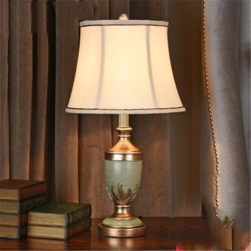 American bedroom bedside lamp lamp European style living room study creative retro Village Art Wedding lamp Postage free