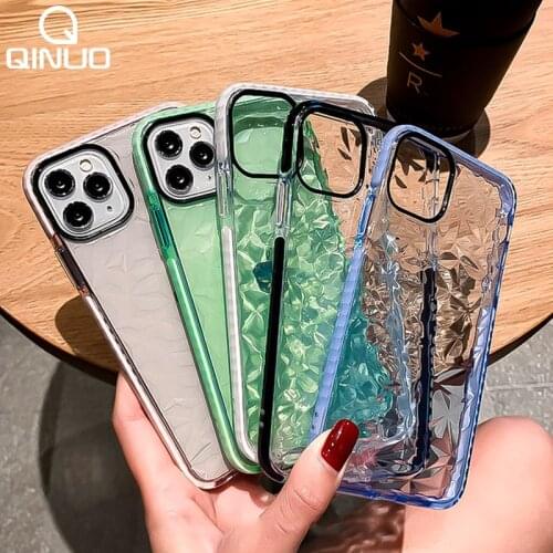 Fashion Bling Clear Phone Case For iPhone 12Pro Max 11 Pro 12 Mini XS XR X 7 8 Plus SE 2020 Shockproof Transparent Silicon Cover
