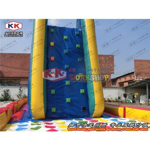 Inflatable climbing track magic sticker Childrens puzzle game raceway factory direct happy inflatable equipment