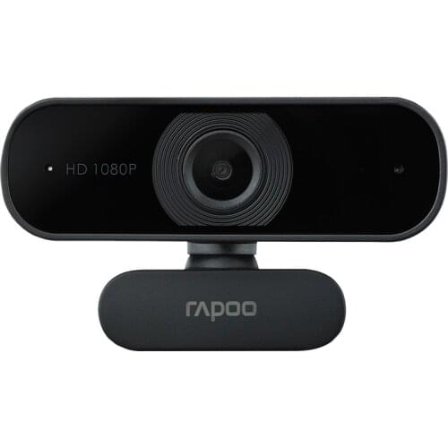 High-end! Rapoo C260 1080P Full HD Autofocus Webcam With Noise Reduction Mic USB Web Camera Video Conference For Laptop Computer