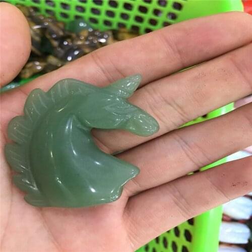 New fashionable dongling jade carving unicorn, crystal unicorn household decoration