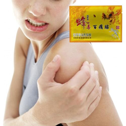 Relieve pain Bee venom Balm Joint Pain Patches 10bags Chinese herbal patches Analgesic plasterss for Neck Back Body