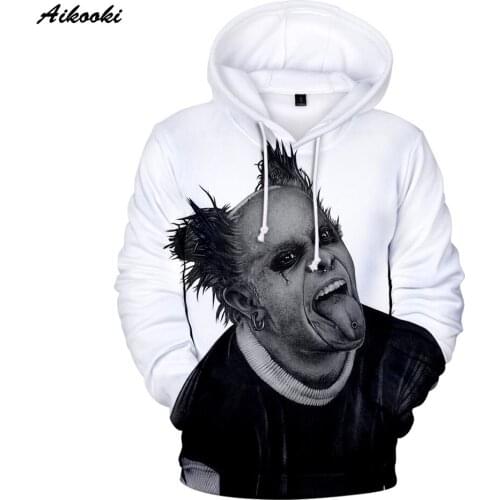 Salute Keith Flint 3D Hoodies Men/Women Casual Pullover Autumn Streetwear Fashion 3D Hoodie Music Star Keith Flint Print Hoodies