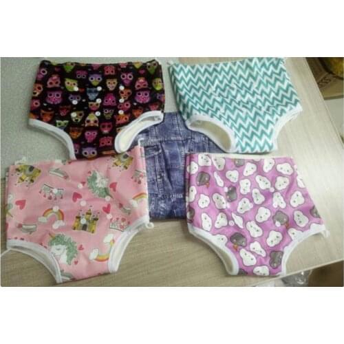 Naughtybaby Training Pants Panties Baby Diapers Reusable Cloth Diaper Nappies Washable Infants Children Underwear Nappy Changing