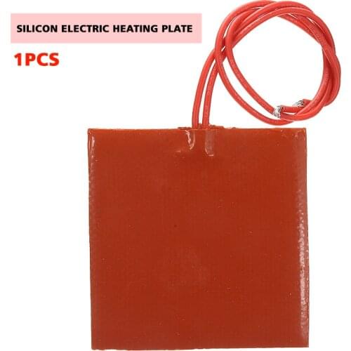 12V 10W Silicone Heating Plate Flexible Waterproof Pad Wire Heater Engine Block Oil Pan Hydraulic Tank Heating Plate Mat