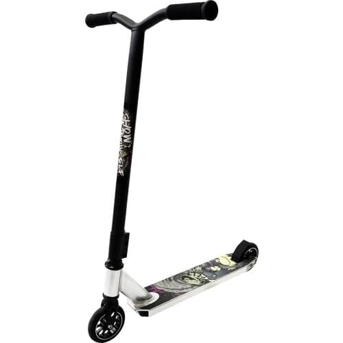 Extreme scooter, aluminum alloy widened base plate, 110mm rubber wheel, competitive scooter, fashionable and fast sliding