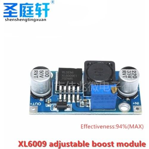 XL6009 DC-DC boost module, power supply module output is adjustable, super LM2577 boost module