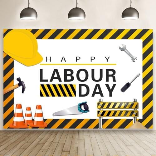 May 1st International Labor Day Background Portrait Photography Holiday Party Photozone Photo Backdrops Photocall Studio