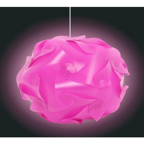 100sets/lot creative IQ lampshade DIY living room lamp childrens room bedroom decorative lighting plastic chandelier lampshade