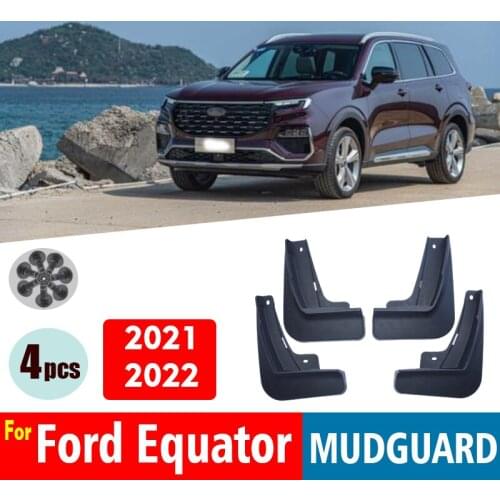 Front Rear 4pcs Mudflaps FOR Ford Equator 2021 2022 Mudguards Fender Mud Flap Guard Splash Car Accessories Auto Styline Mudguard