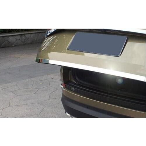Accessories stainless steel tailgate trunk decorative trim highlight bar 2017 -2020 FOR skoda kodiaq