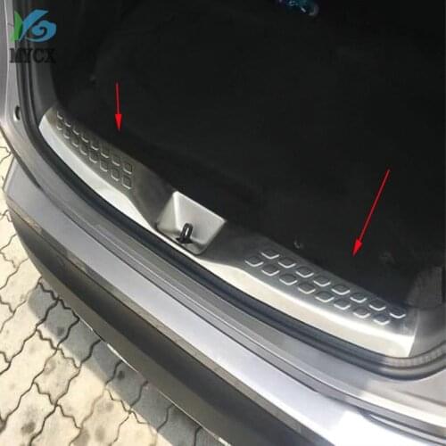 Car Accessories 1PCS Stainless Steel Inner Rear Boot Trunk Protecting Plate Fender For Toyota C-HR CHR 2016 2017 2018 car