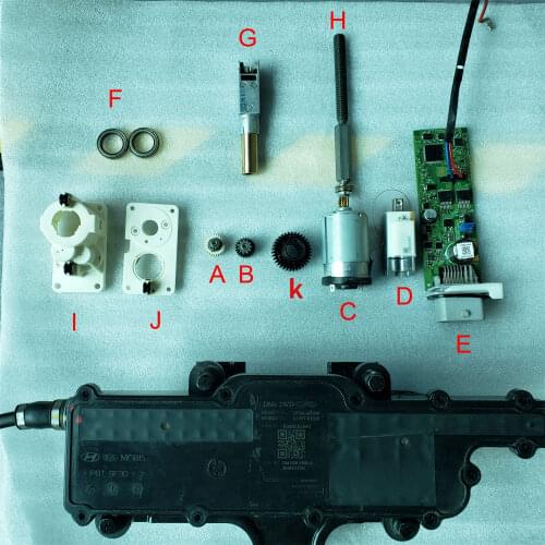 AZGIANT Car Handbrake Module Motor EPB Motor Gear for Hyundai Santa Fe IX45 597002W800 Assembly Disassemble