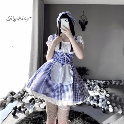 DAVYDAISY Sexy Cosplay Costumes Lingerie Underwear Classical Maid Uniform Schoolgirl Japanese Erotic Porno Suit For Roleplay 073