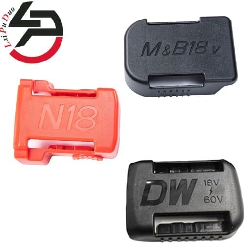 For Makita For BOSCH For Dewalt For Milwaukee 18V Lithium Battery Belt Buckle fastener Storage Fixed Display Rack Bracket Base