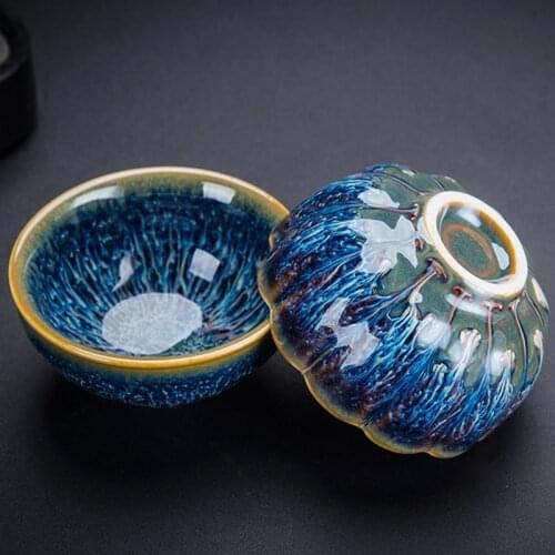 Jianzhan teacup tasting tea master cup bowl accessories Kiln changing Tianmu glaze tea cup jian chawanzhan